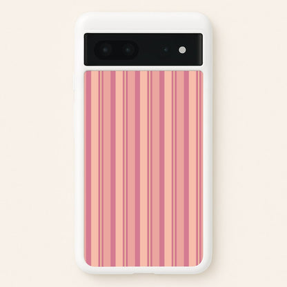 Pink And Yellow Stripes  - Patterns Phone Case for Google Pixel 7