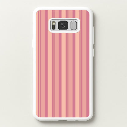Pink And Yellow Stripes  - Patterns Phone Case for Galaxy S8