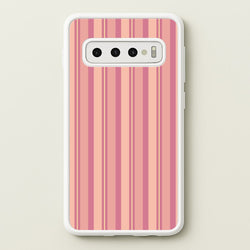 Pink And Yellow Stripes  - Patterns Phone Case for Galaxy S10