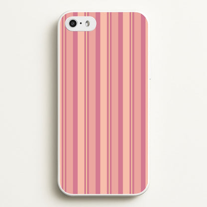 Pink And Yellow Stripes  - Patterns Phone Case for iPhone 5 / 5s / SE 2016