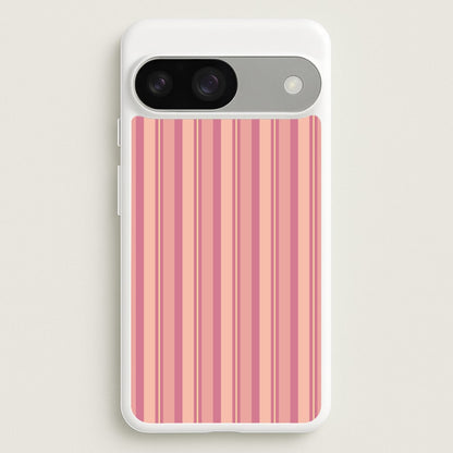 Pink And Yellow Stripes  - Patterns Phone Case for Google Pixel 9 / 9 Pro
