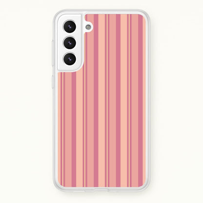 Pink And Yellow Stripes  - Patterns Phone Case for Galaxy S22 Plus