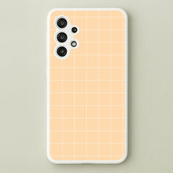 Criss Cross Peach Stripes  - Patterns Phone Case for Galaxy A13