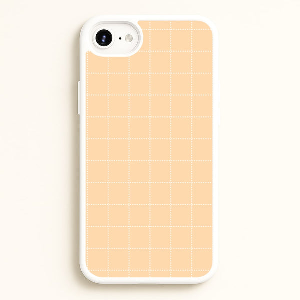 Criss Cross Peach Stripes  - Patterns Phone Case for iPhone 6 / 7 / 8 / SE