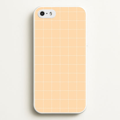 Criss Cross Peach Stripes  - Patterns Phone Case for iPhone 5 / 5s / SE 2016