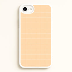 Criss Cross Peach Stripes  - Patterns Phone Case for iPhone 6 Plus / 7 Plus / 8 Plus