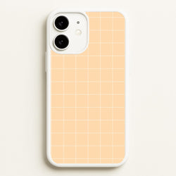Criss Cross Peach Stripes  - Patterns Phone Case for iPhone 11