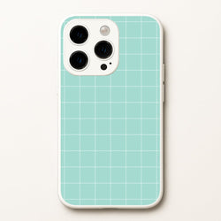 Criss Cross Cyan Stripes  - Patterns Phone Case for iPhone 14 Pro