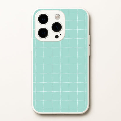 Criss Cross Cyan Stripes  - Patterns Phone Case for iPhone 14 Pro Max