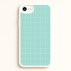 Criss Cross Cyan Stripes  - Patterns Phone Case for iPhone 6 Plus / 7 Plus / 8 Plus