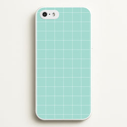 Criss Cross Cyan Stripes  - Patterns Phone Case for iPhone 5 / 5s / SE 2016