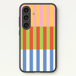 Colourful Stripes Pattern  - Patterns Phone Case for Galaxy S25 Plus