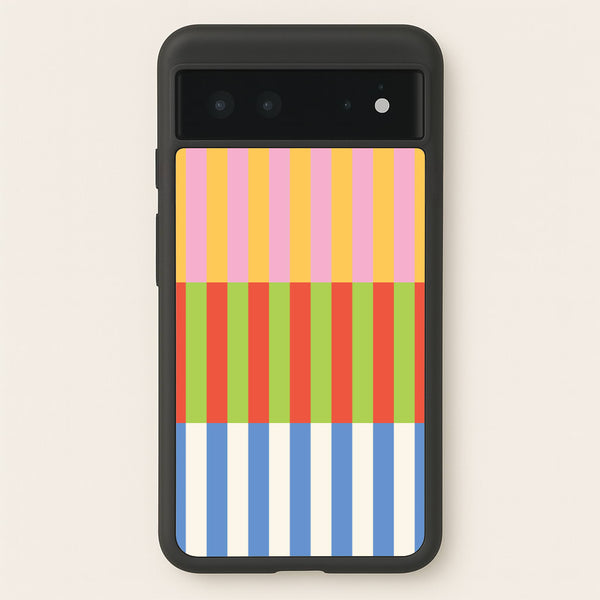 Colourful Stripes Pattern  - Patterns Phone Case for Google Pixel 6