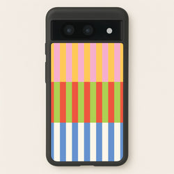 Colourful Stripes Pattern  - Patterns Phone Case for Google Pixel 8a