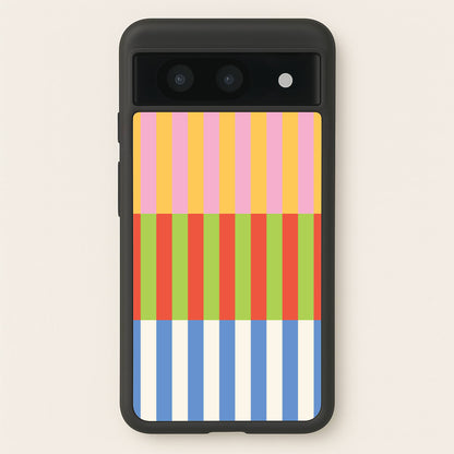 Colourful Stripes Pattern  - Patterns Phone Case for Google Pixel 8a