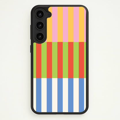 Colourful Stripes Pattern  - Patterns Phone Case for Galaxy S23