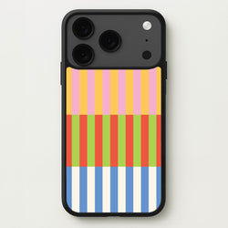Colourful Stripes Pattern Phone Case for iPhone 17 Pro Max