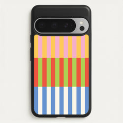 Colourful Stripes Pattern  - Patterns Phone Case for Google Pixel 9 Pro XL