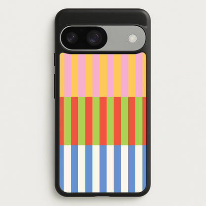 Colourful Stripes Pattern  - Patterns Phone Case for Google Pixel 9 / 9 Pro