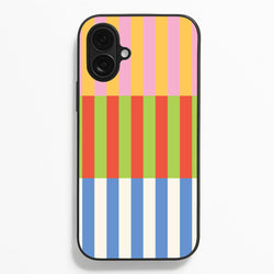 Colourful Stripes Pattern  - Patterns Phone Case for iPhone 16 Plus