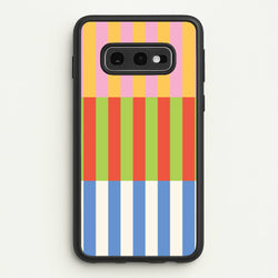 Colourful Stripes Pattern  - Patterns Phone Case for Galaxy S10e