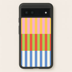 Colourful Stripes Pattern  - Patterns Phone Case for Google Pixel 6a
