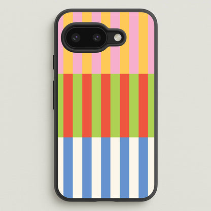 Colourful Stripes Pattern  - Patterns Phone Case for Google Pixel 9a