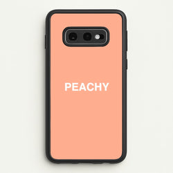 Peachy  -  Phone Case for Galaxy S10e