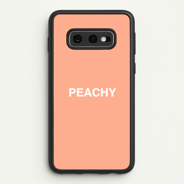 Peachy  -  Phone Case for Galaxy S10e