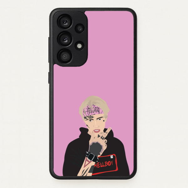 Pink Bandana - Peep  - Lil Peep Phone Case for Galaxy A33
