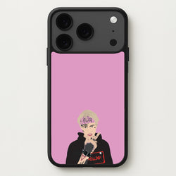 Pink Bandana - Peep Phone Case for iPhone 17 Pro Max