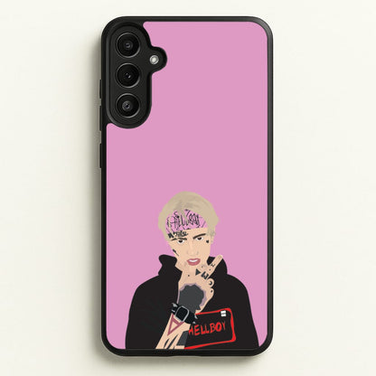 Pink Bandana - Peep  - Lil Peep Phone Case for Galaxy A34