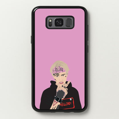 Pink Bandana - Peep  - Lil Peep Phone Case for Galaxy S8