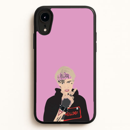Pink Bandana - Peep  - Lil Peep Phone Case for iPhone XR