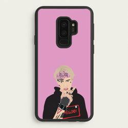 Pink Bandana - Peep  - Lil Peep Phone Case for Galaxy S9 Plus