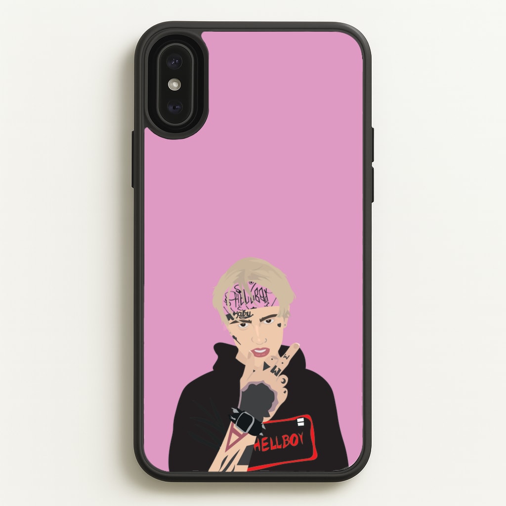 Pink Bandana - Peep  - Lil Peep Phone Case for iPhone XS Max