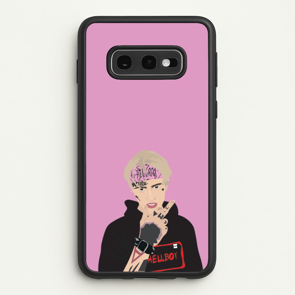 Pink Bandana - Peep  - Lil Peep Phone Case for Galaxy S10e