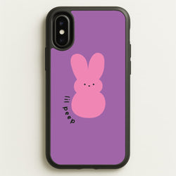 Peep Bunny - Peep  - Lil Peep Phone Case for iPhone X / XS