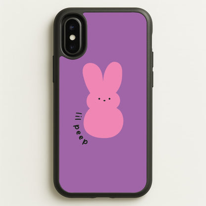 Peep Bunny - Peep  - Lil Peep Phone Case for iPhone X / XS