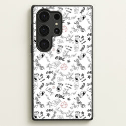 Tattoos - Peep  - Lil Peep Phone Case for Galaxy S25 Ultra