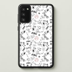 Tattoos - Peep  - Lil Peep Phone Case for Galaxy S20FE
