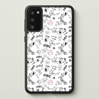 Tattoos - Peep  - Lil Peep Phone Case for Galaxy S20FE