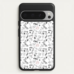 Tattoos - Peep  - Lil Peep Phone Case for Google Pixel 9 Pro XL