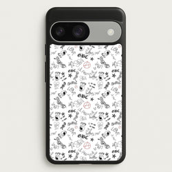Tattoos - Peep  - Lil Peep Phone Case for Google Pixel 9 / 9 Pro