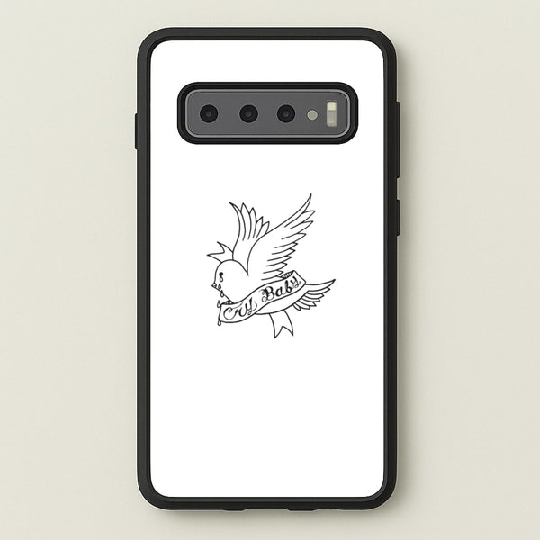 Cry Baby Bird - Peep  - Lil Peep Phone Case for Galaxy S10 Plus
