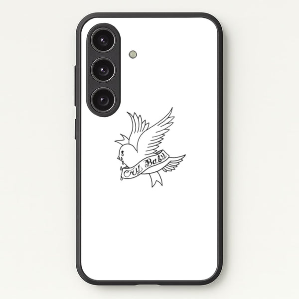 Cry Baby Bird - Peep  - Lil Peep Phone Case for Galaxy S24 Plus