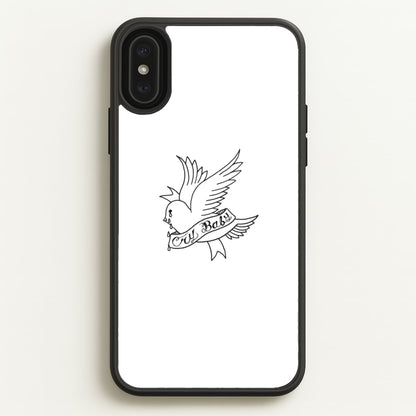Cry Baby Bird - Peep  - Lil Peep Phone Case for iPhone XS Max