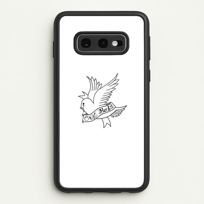 Cry Baby Bird - Peep  - Lil Peep Phone Case for Galaxy S10e