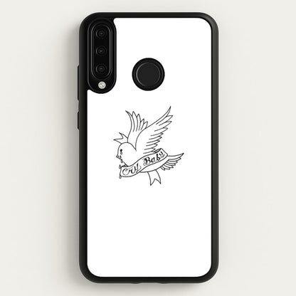 Cry Baby Bird - Peep  - Lil Peep Phone Case for Huawei P30 Lite