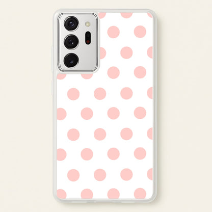 Pink Polka Dot Personalised  - Personalised Phone Case for Galaxy Note 20 Ultra